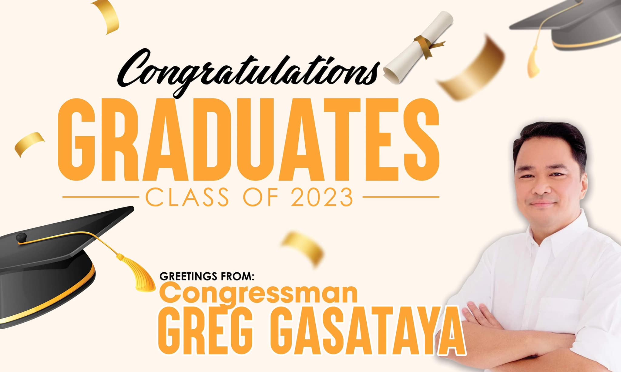 Greg Gasataya - Congratulations to all the graduates of... | Facebook