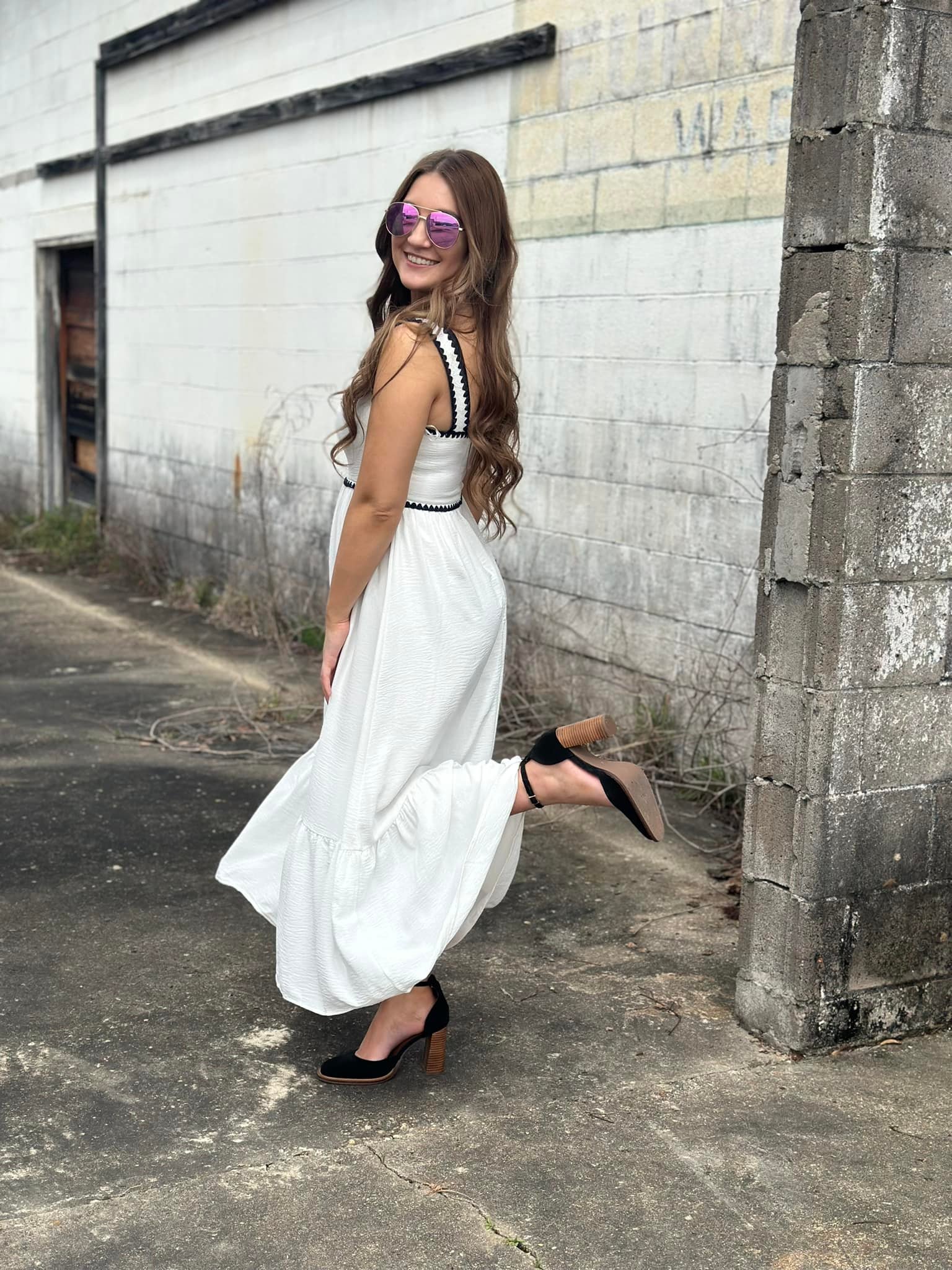 floral long sleeve midi dress Adrianna Papell Mock Neck Ruched Maxi Inseam:33