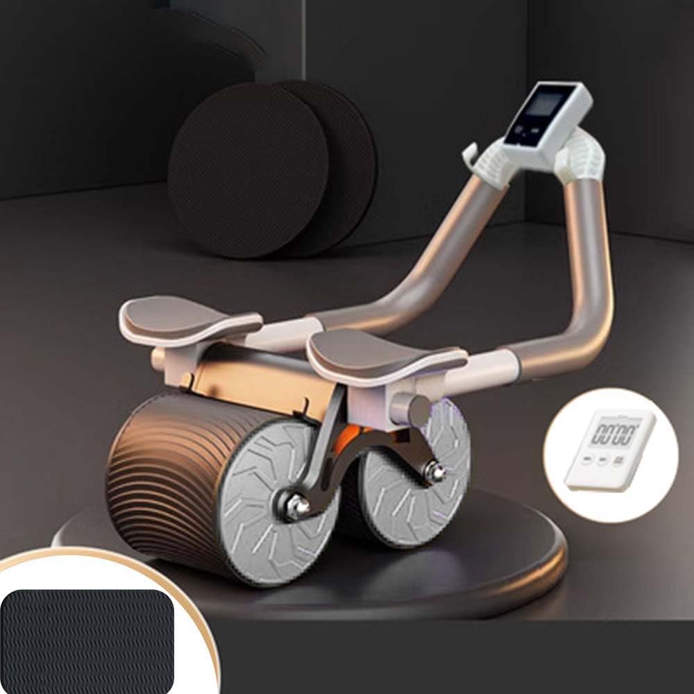 Roulette Abdominale à Rebond - AB Roller Avec Tapis - Fitness Abs