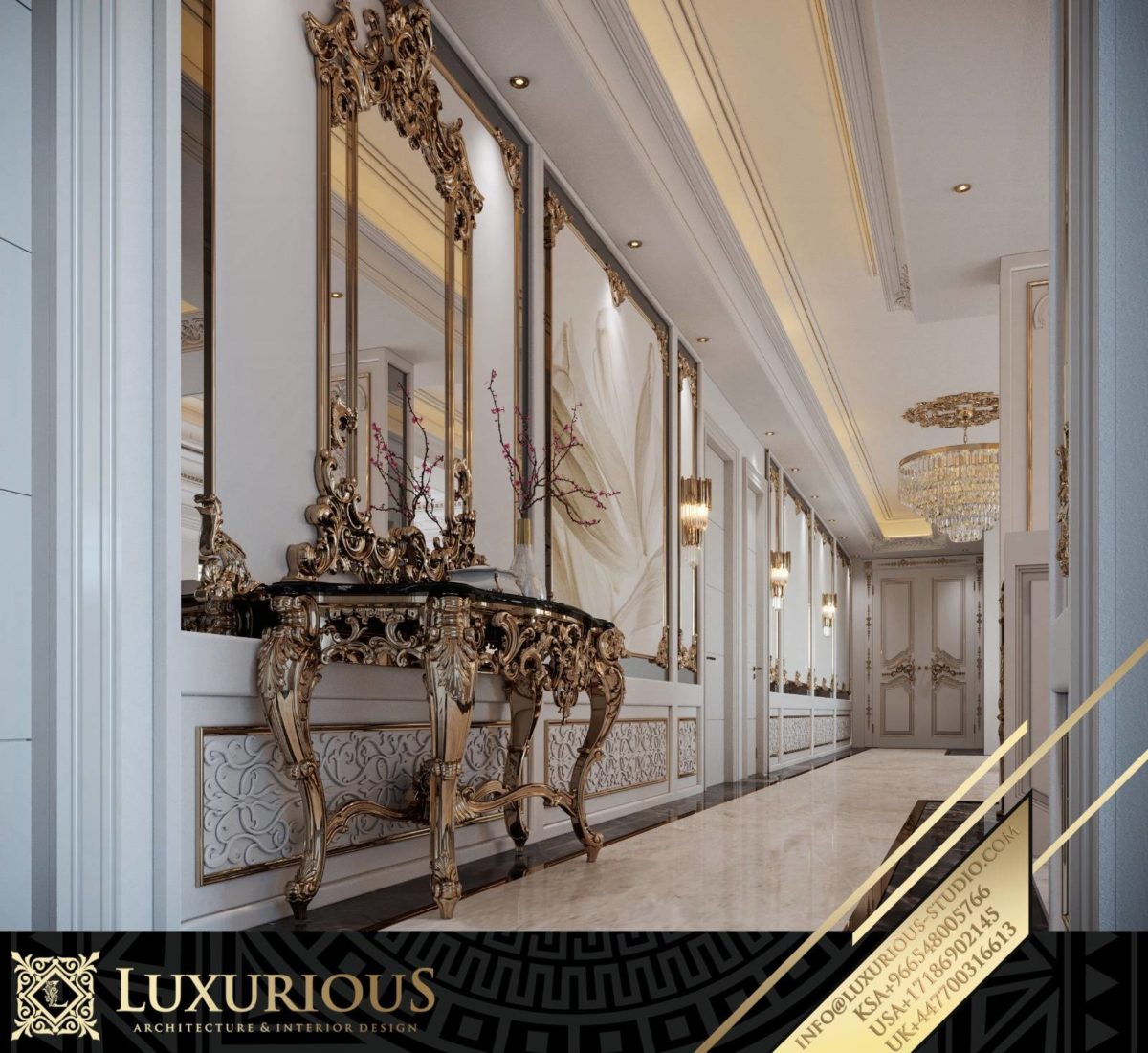 Luxurious - شركة تصميم داخلي - مكتب تصميم داخلي