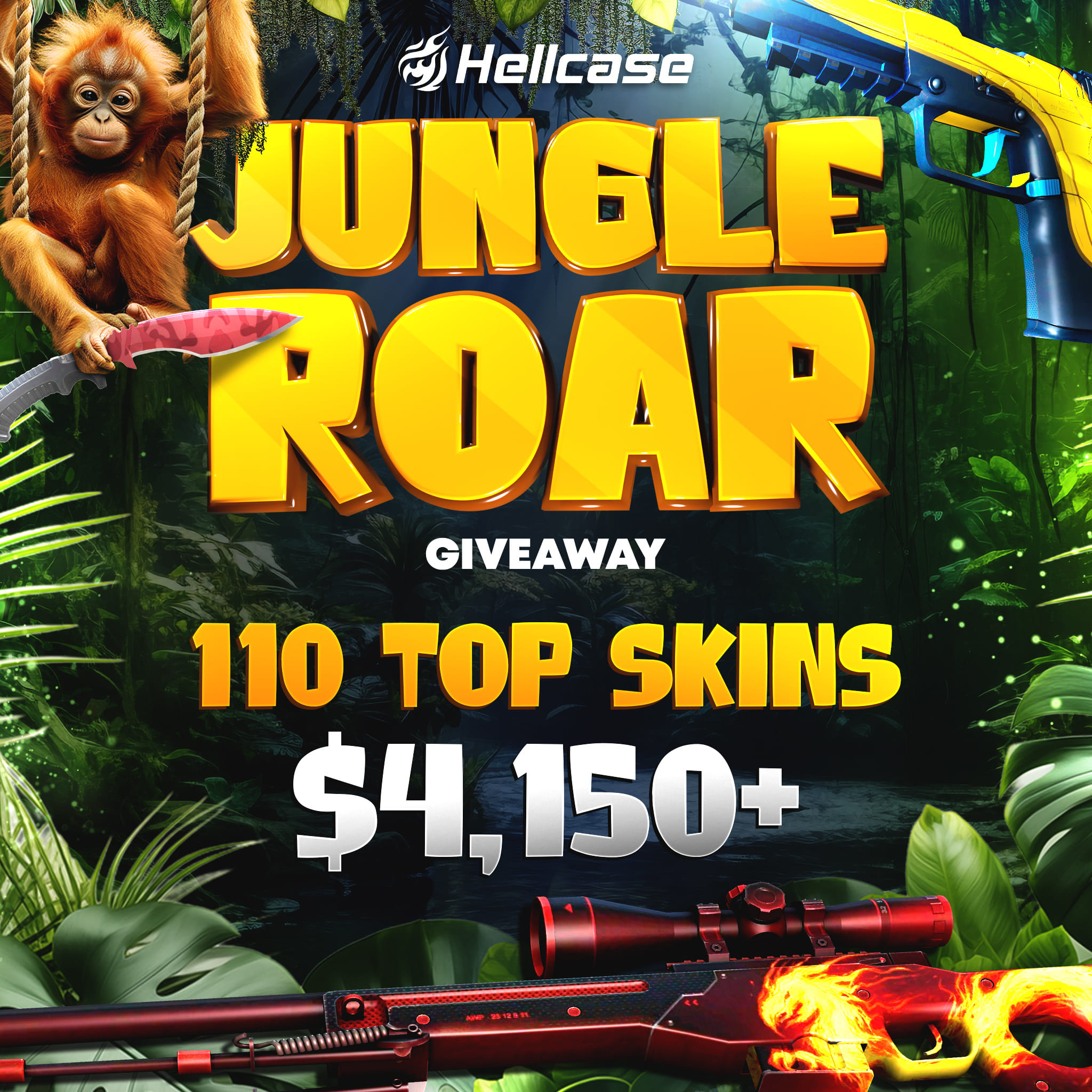 CS:GO Hellcase - Dive into the world of jungle with Jungle... | Facebook