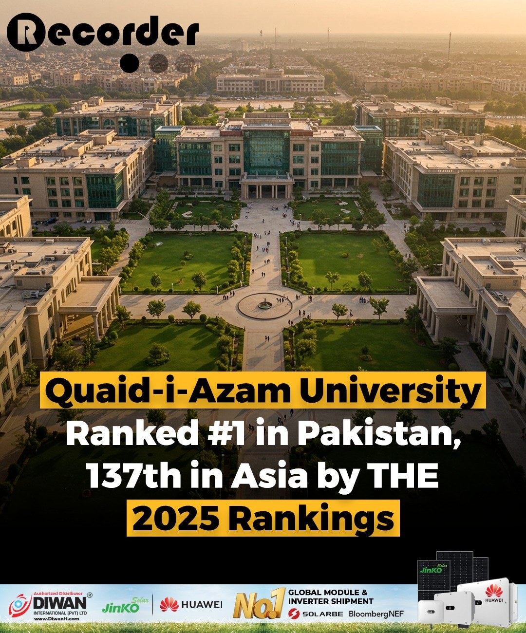 Startup - Quaid-i-Azam University (QAU) has once again been recognized ...
