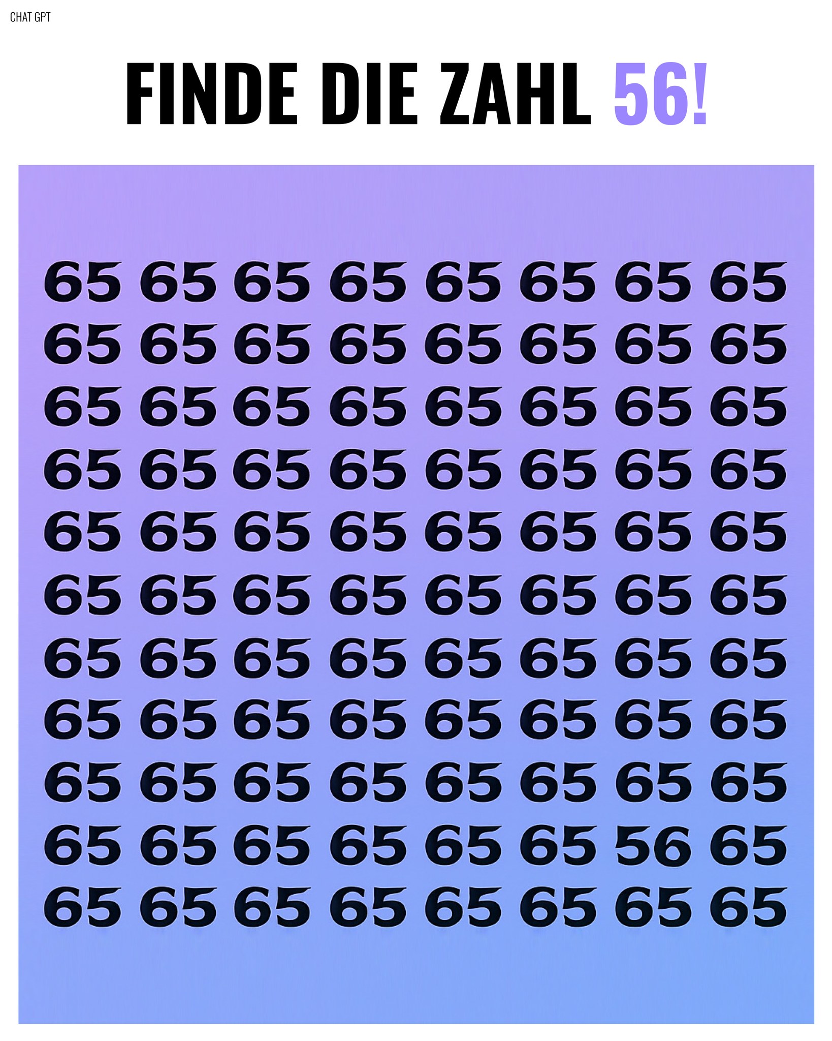DramatizeMe - Nur scharfe Augen erkennen die falsche Zahl in 7 Sekunden ...