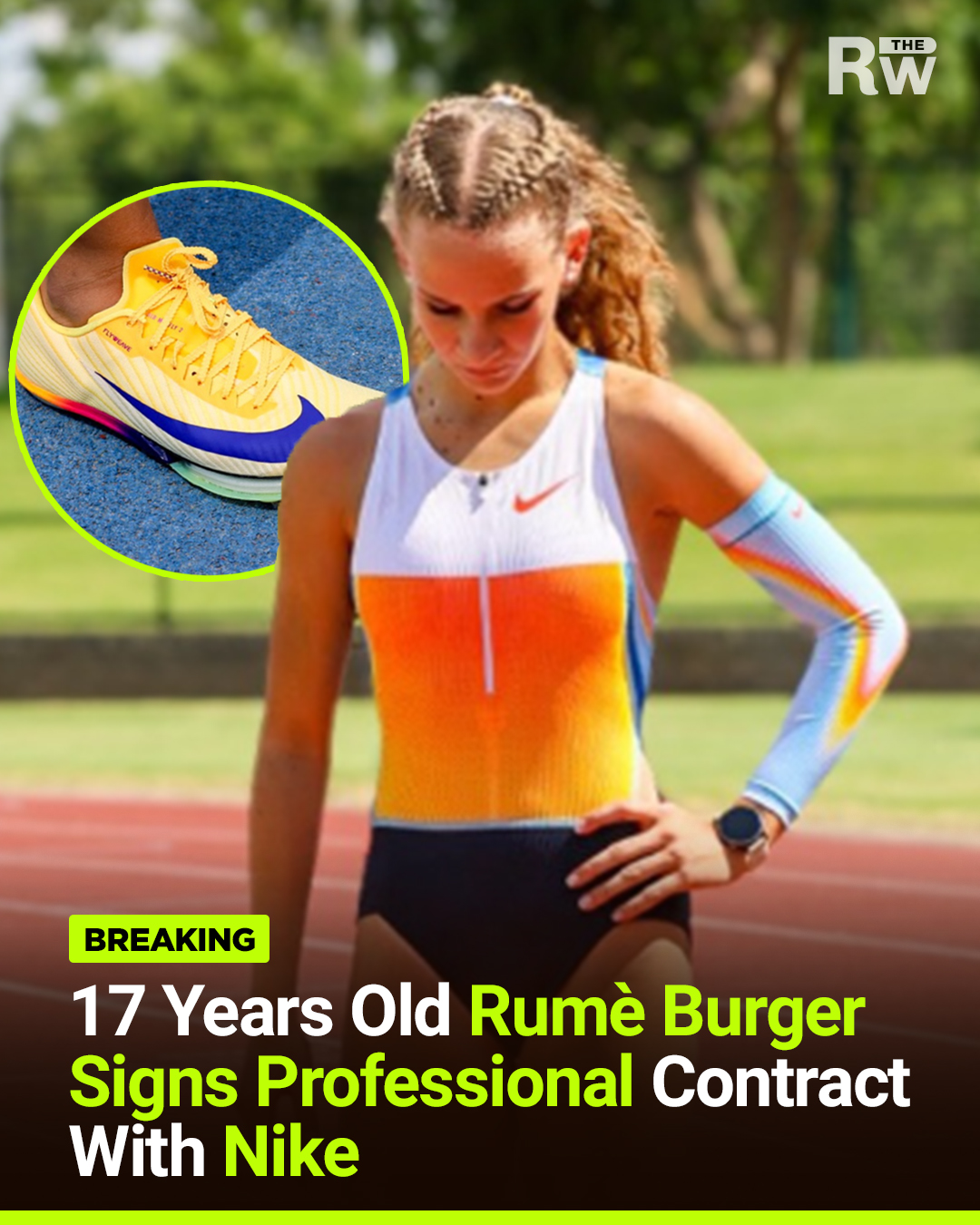 🚨 BREAKING: Rumé Burger has officially... - The Running Week | Facebook