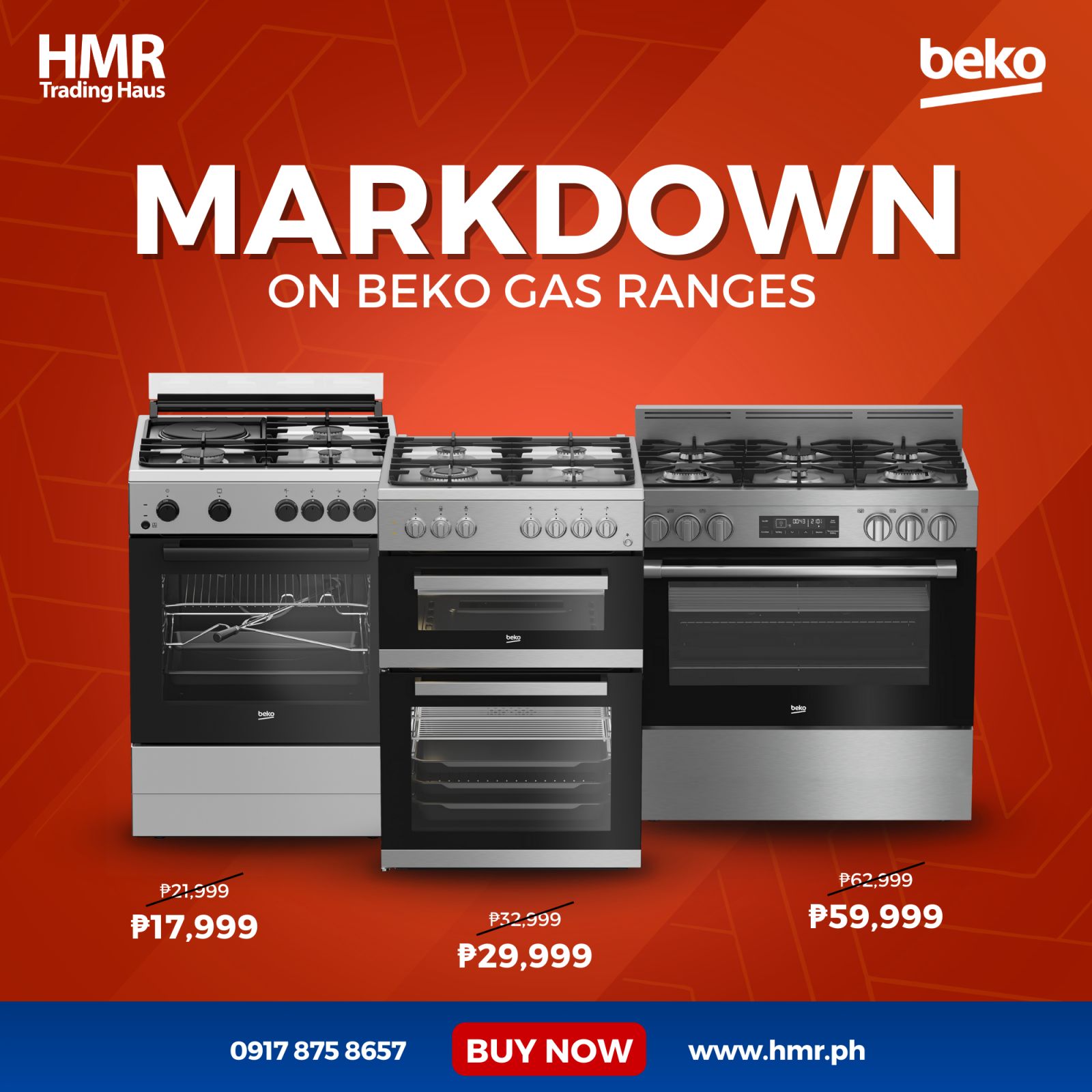 HMR Pioneer - 🔥 Markdown Sale on Beko Gas Ranges! Cook,... | Facebook