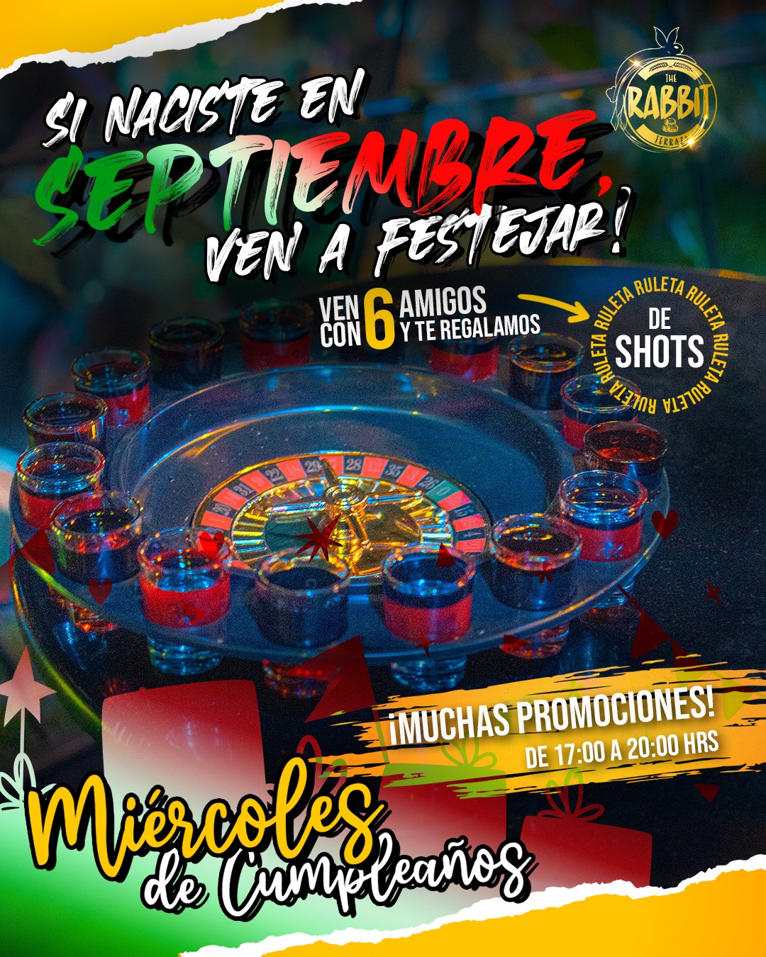 🎂🥂¡ PROMOCIÓN DE CUMPLEAÑERO! 🥂🎂 🐰... - The Rabbit Terraza
