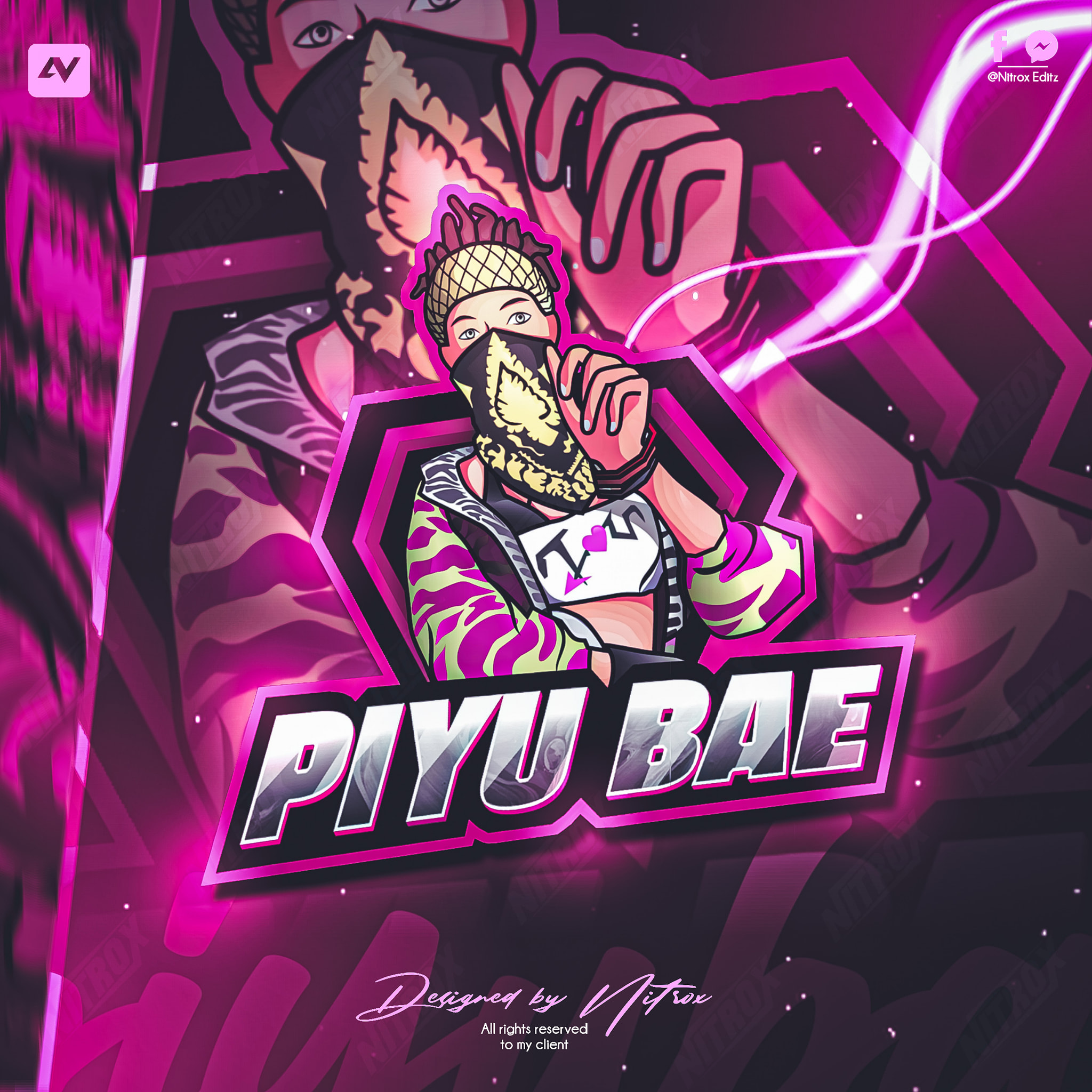 Nitrox Editz - 😗Custom mascot logos DM for Yours💜 | Facebook