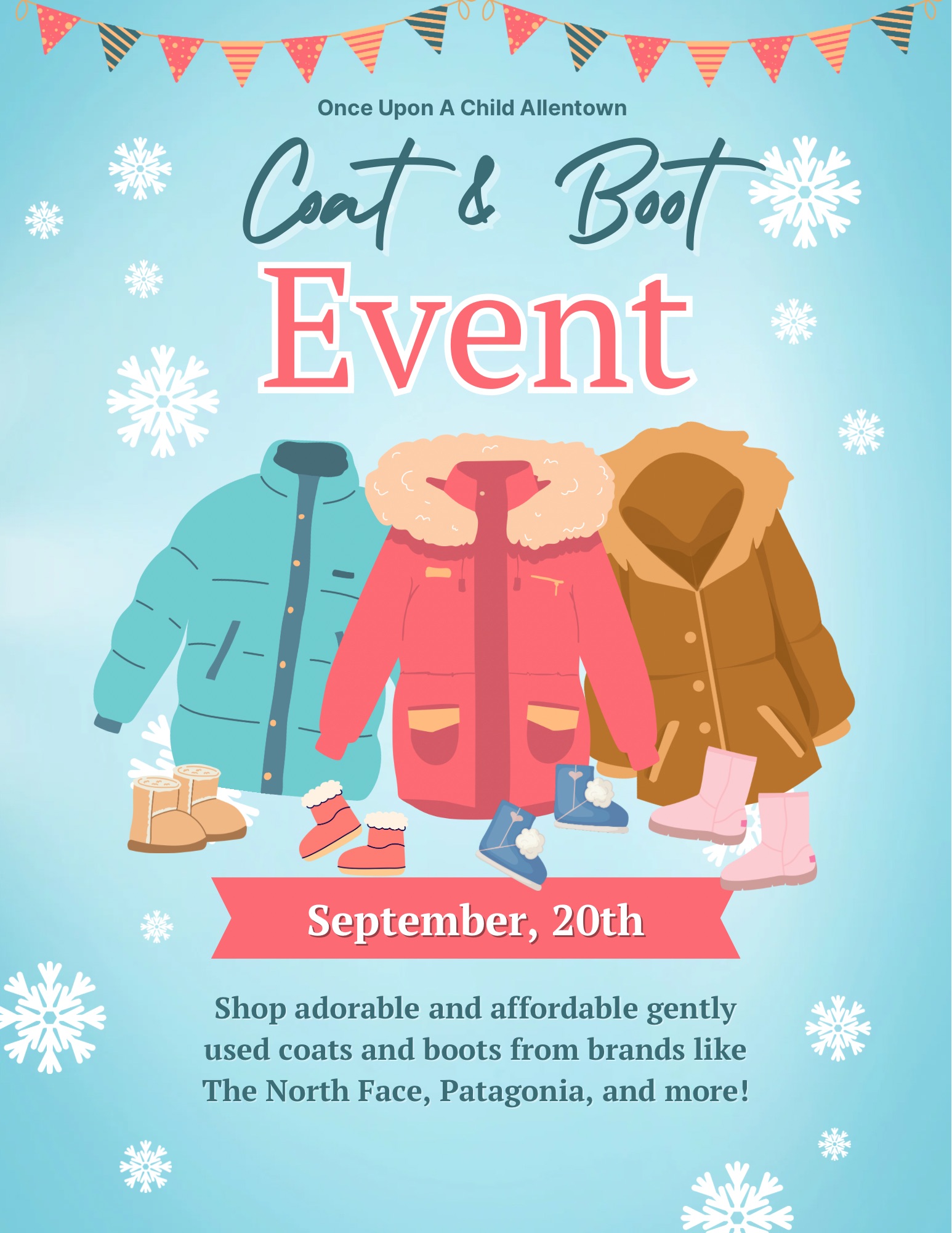 COAT & BOOT EVENT! 🥾