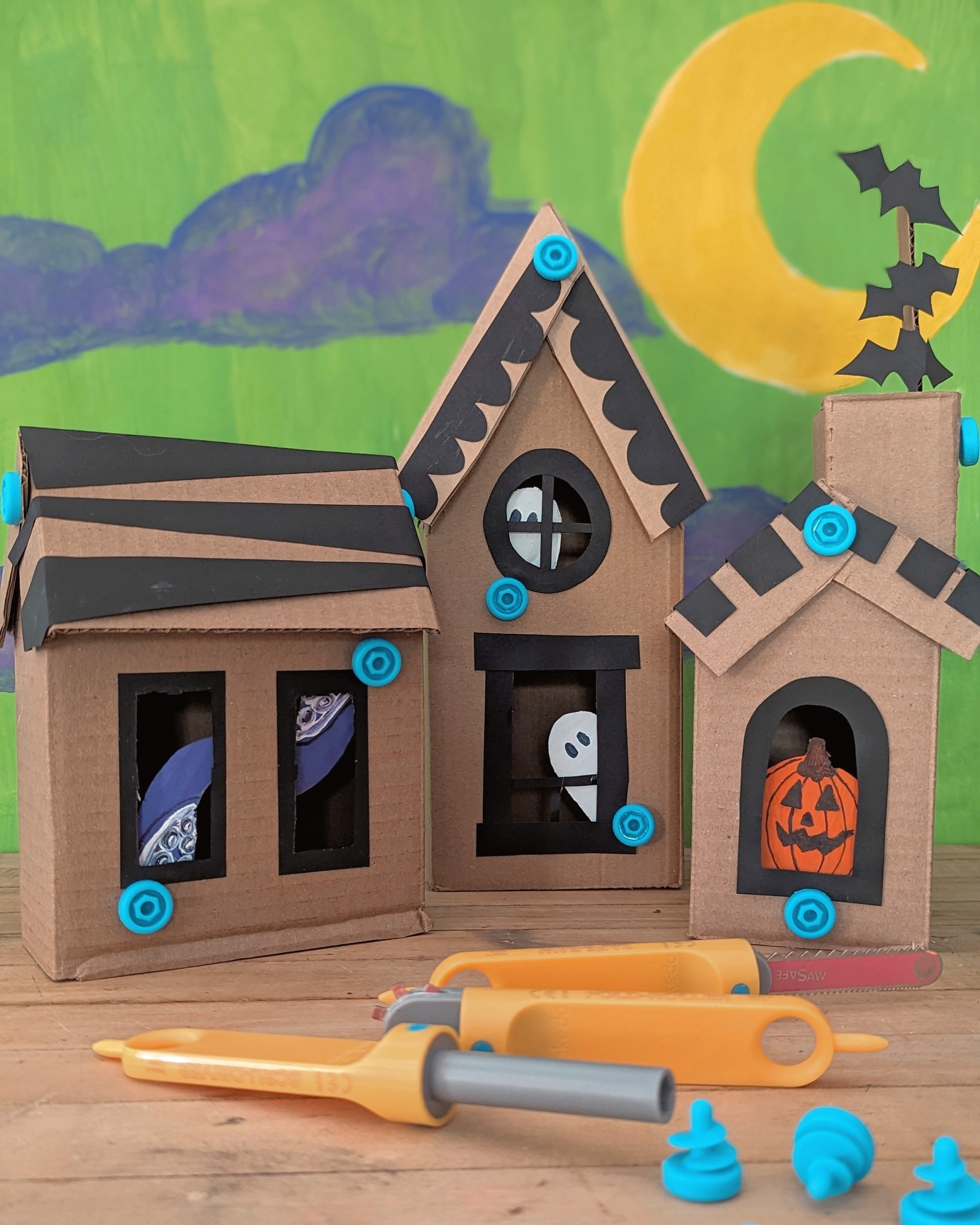 Makedo - Build your own spooky cardboard haunted house!... | Facebook