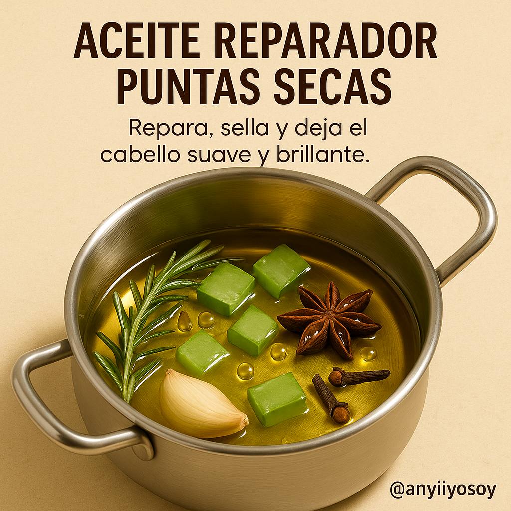 Anyii - 💚 2. ACEITE REPARADOR PUNTAS SECAS Ingredientes: Aceite de coco ...