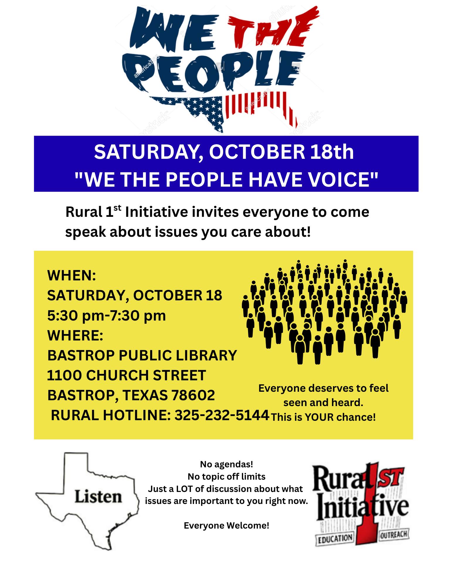 Fireside Chat Rural First Initiative Listening Session