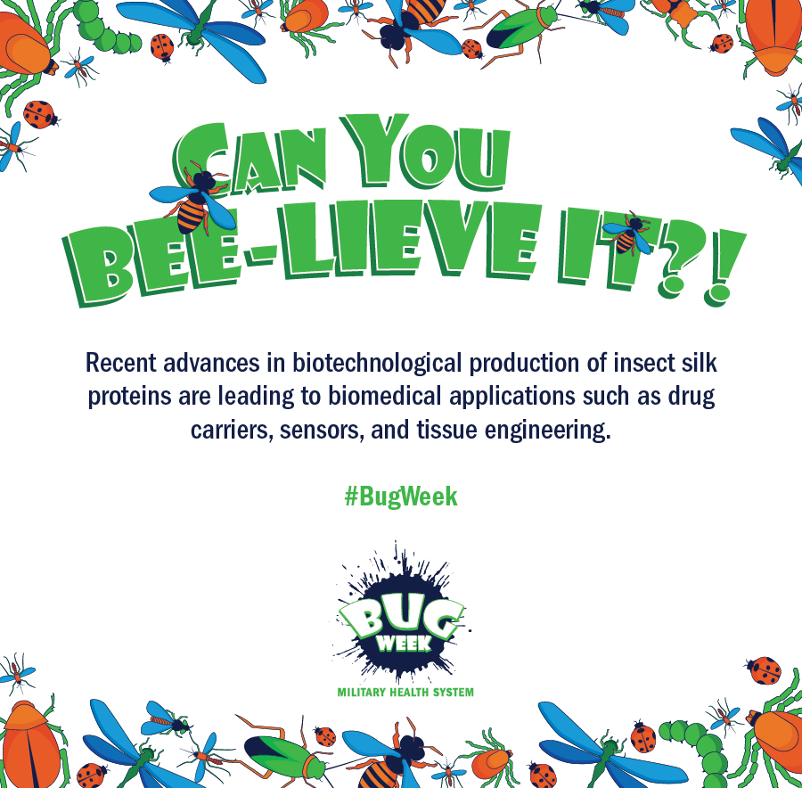 Military Health - Can you Bee-lieve it? We knew silk was...