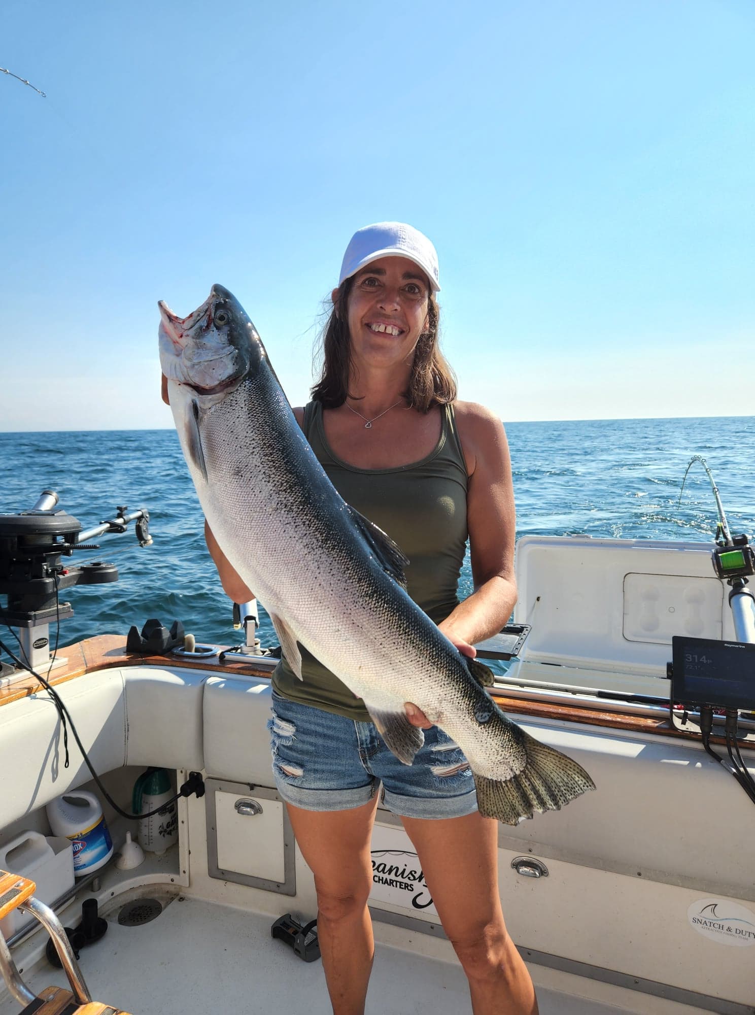 Guide de... - Guide de pêche lac Ontario Spanish Fly Charters