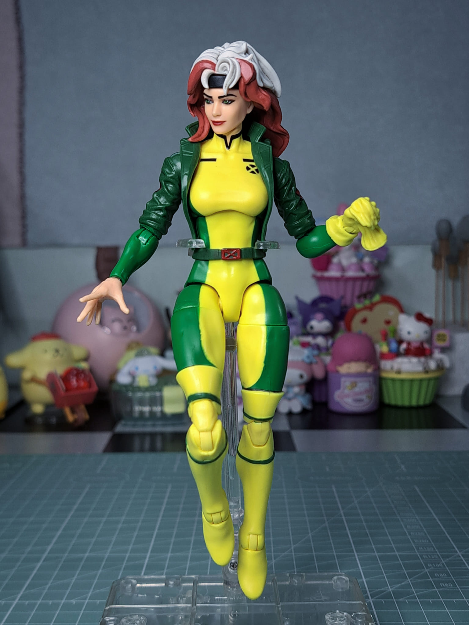 X-Men '97 Rogue custom face repaint 🫠 scale 1/12 Marvel Legends