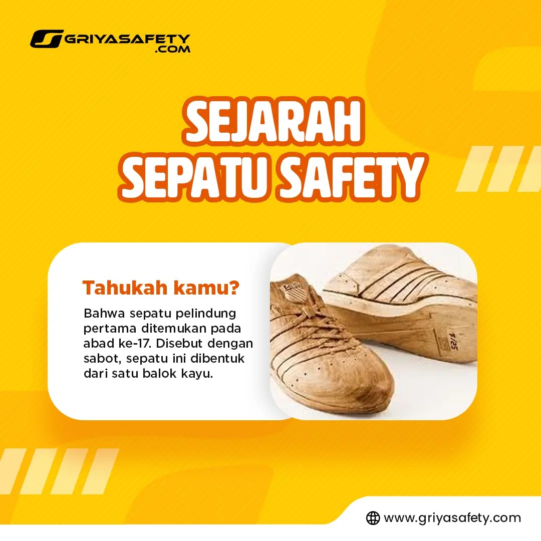 Griya - Tahukah kamu? 🧐 Ternyata sepatu pelindung sudah ada sejak abad ...