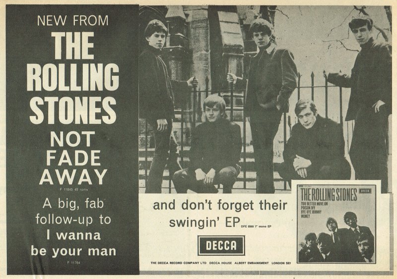 The Rolling Stones' Cover of Not Fade Away Released on Decca