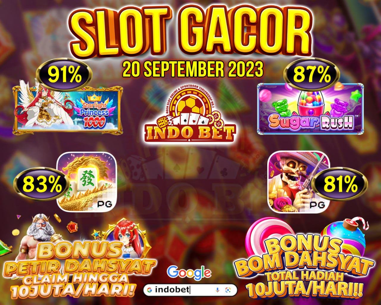 Indobet - Info Sl0t Gacor Pragmatic by Ind0bet !!!! RATE TERTINGGI HARI ...