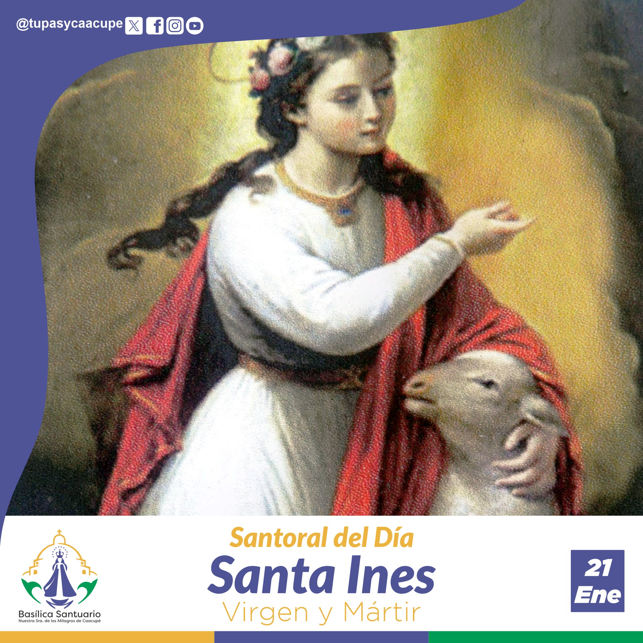 La joven romana Inés tenía entre doce y quince años cuando ...