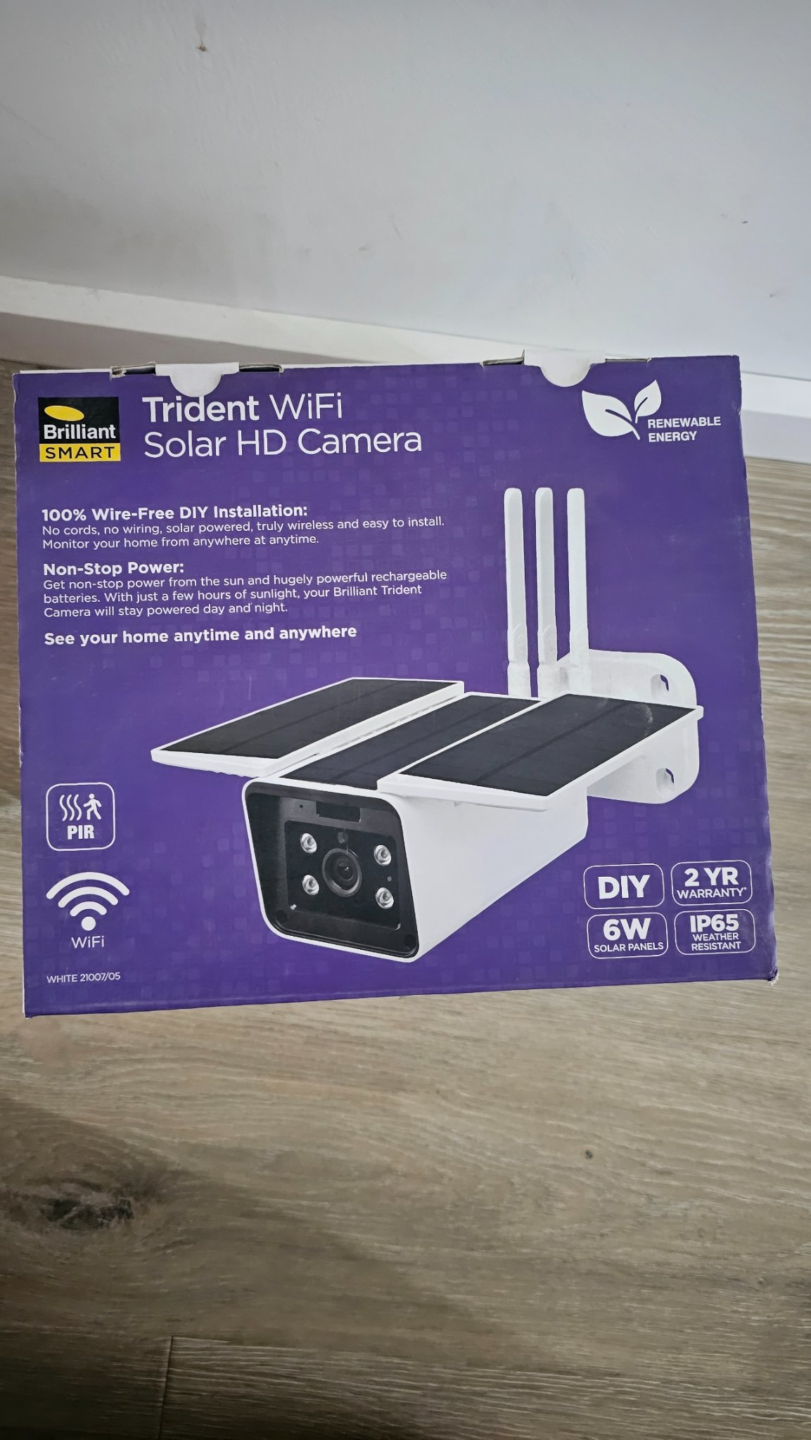 Brilliant Smart Trident WiFi Solar HD Camera – Brand New in Box ...