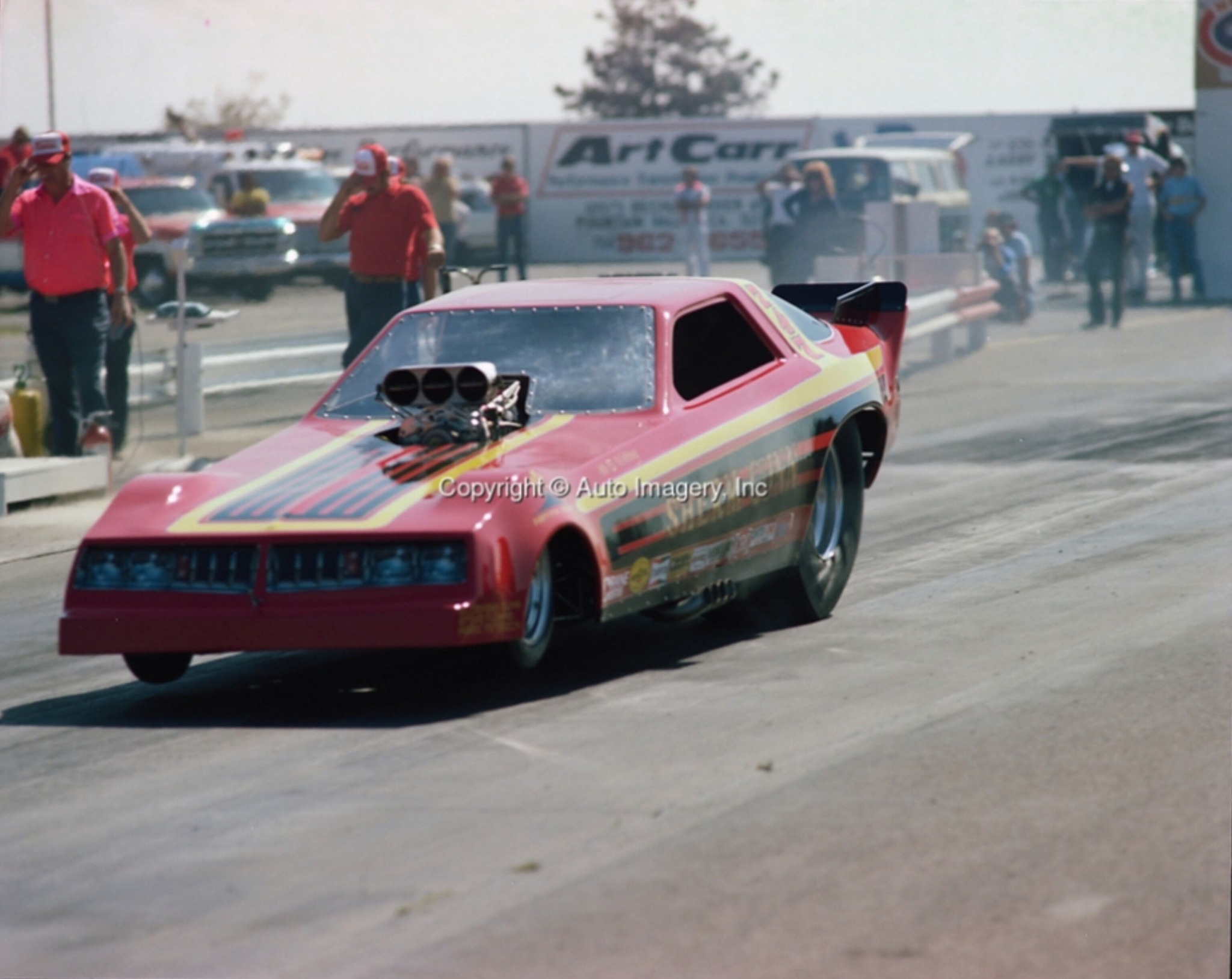 Drag - Sherm Gunn leaving the starting line in 1981 📸 by Richard Shute ...
