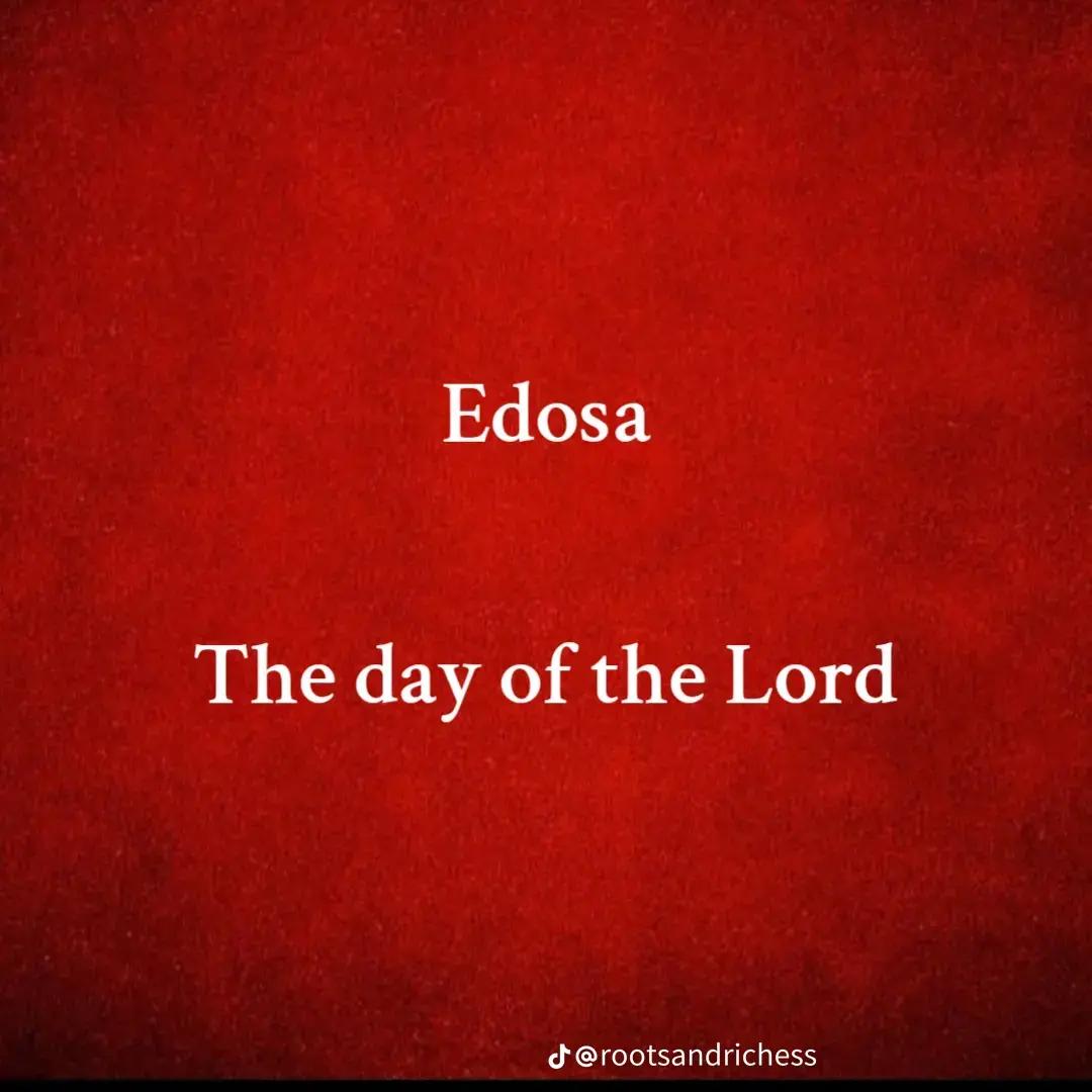 Great Edos - Whats your edo name? Here is a list of some... | Facebook