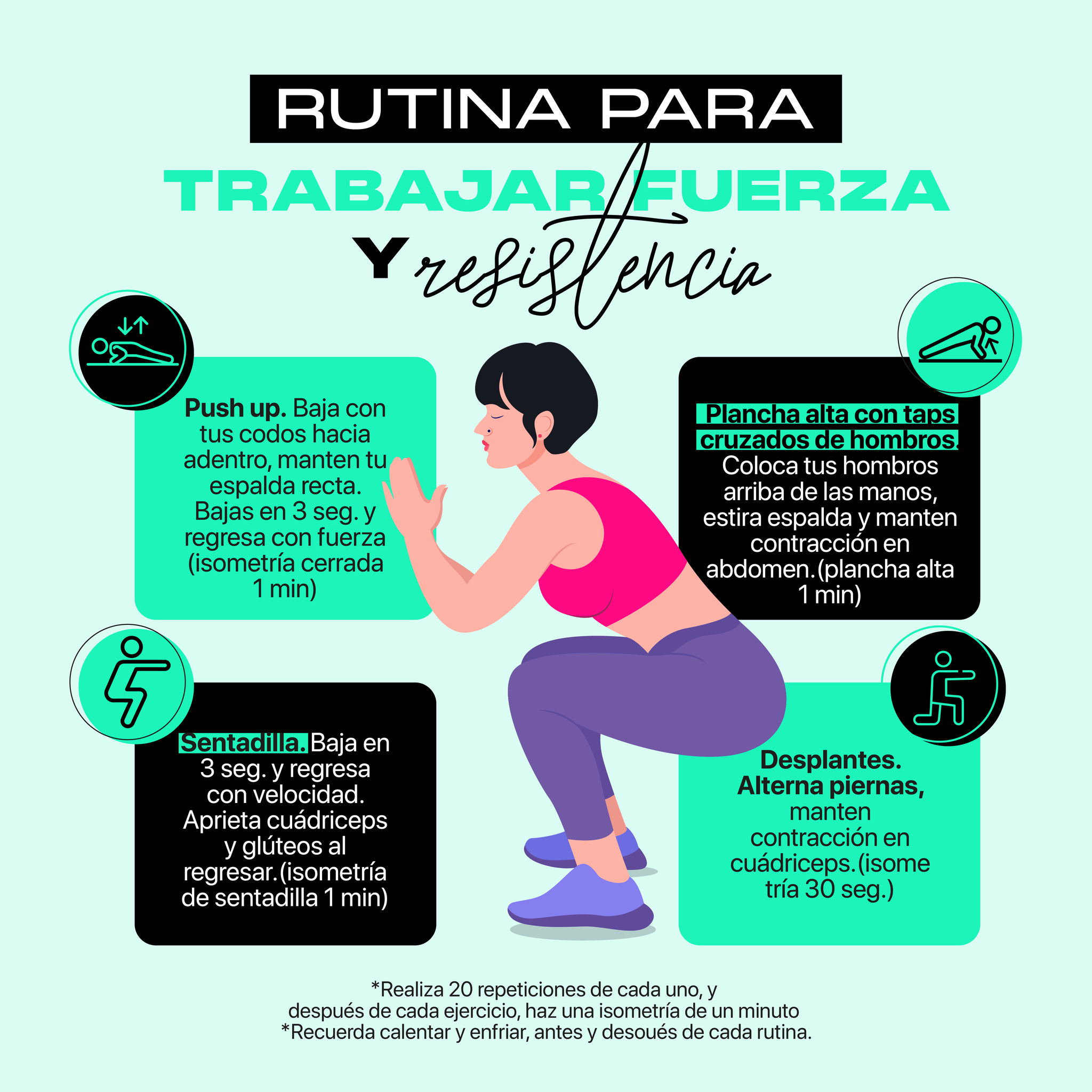 InstaFit - Termina la semana con todo el power ⚡ Aquí te dejamos una ...