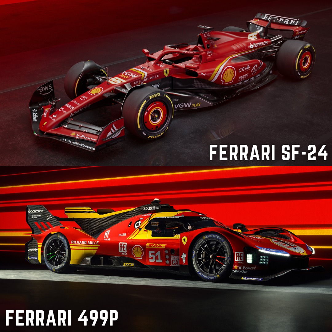 Ferrari - F1 2024 Cover Arts! 🤩 #scuderiaferrari VIA