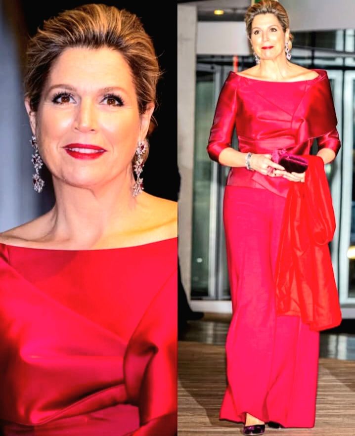 Alfy - 🌹 An Evening of Diplomatic Glamour in Amsterdam Queen Máxima ...
