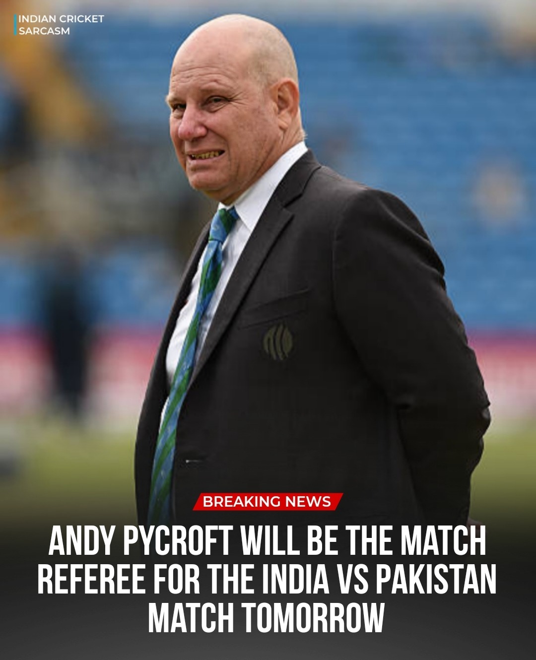 🚨 Andy Pycroft will be the match... - Indian Cricket Sarcasm | Facebook
