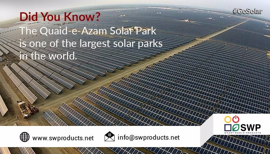 SWP - The Quaid-e-Azam Solar Park, once completed, will... | Facebook