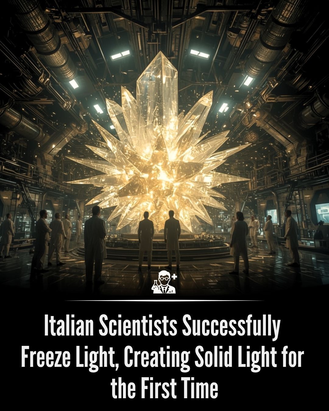 Bright - In a groundbreaking experiment, Italian scientists have frozen ...