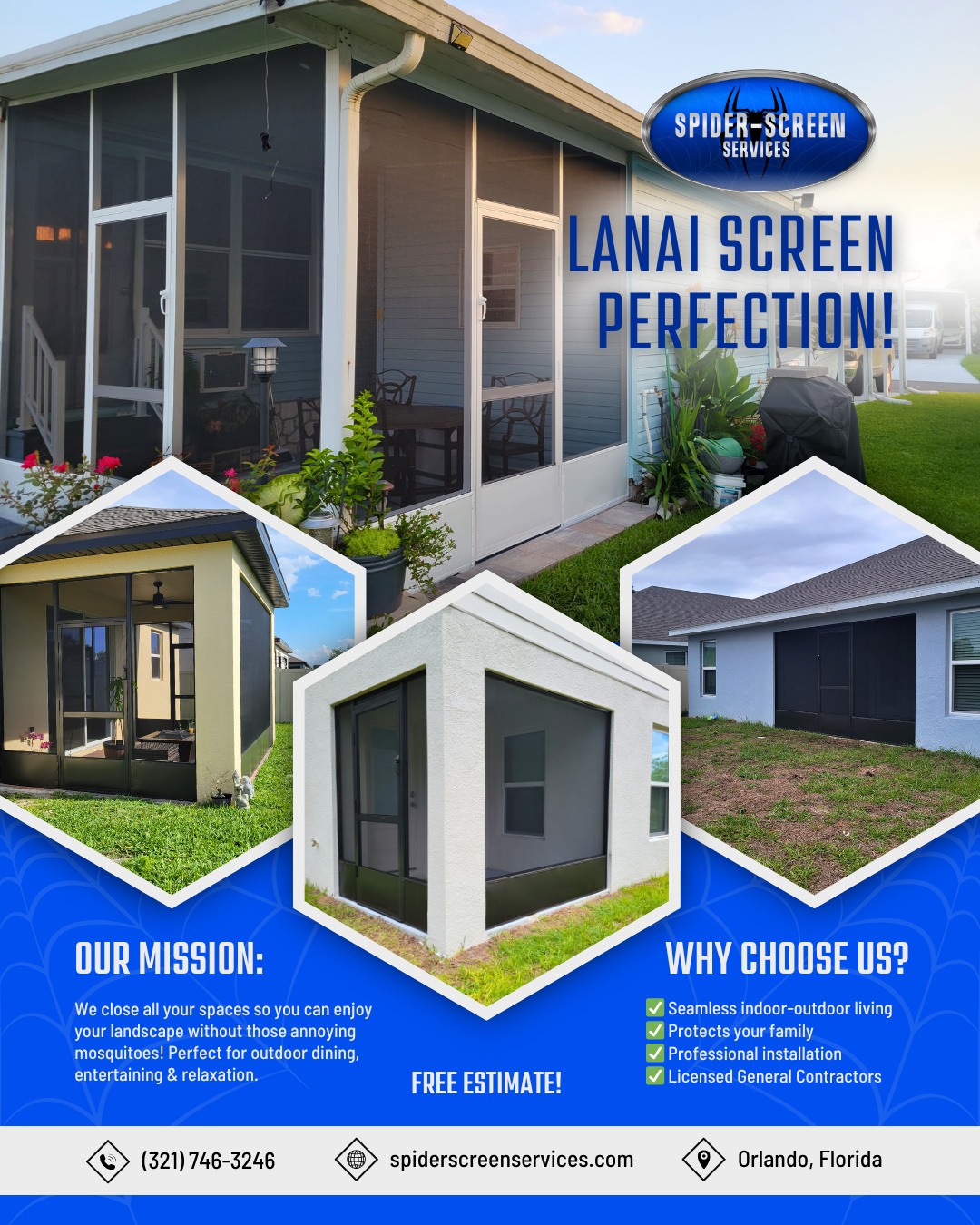 Spider Screen Services LLC | Kissimmee FL