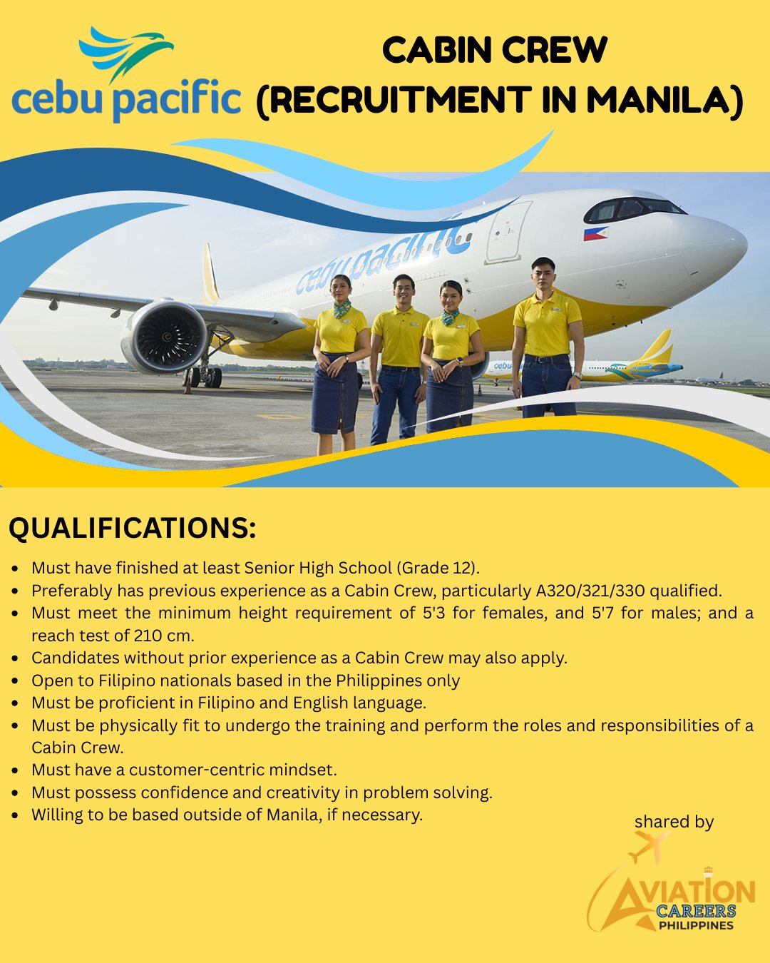 CEBU PACIFIC MANILA... - Aviation Careers Philippines | Facebook
