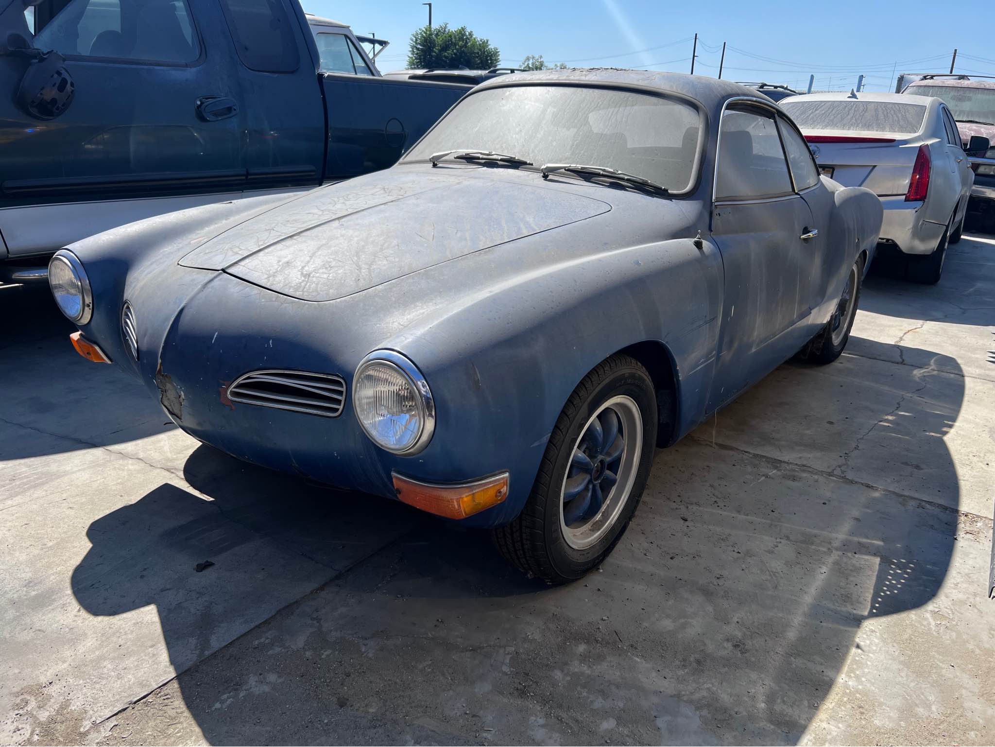 VOLKSWAGEN - Karmann Ghia Coupe - Lexan Polycarbonate Right Rear Quarter Window