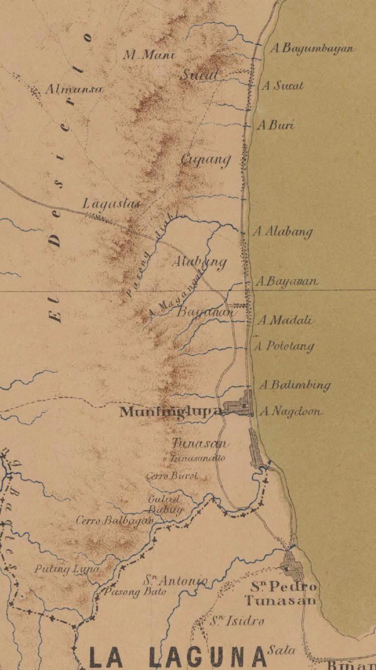 Muntinlupa, - LOOK: Muntinlupa from the 1885 Map of the Province of ...