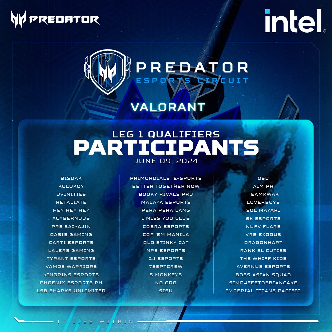 Predator Gaming - It is time for the first leg of the...