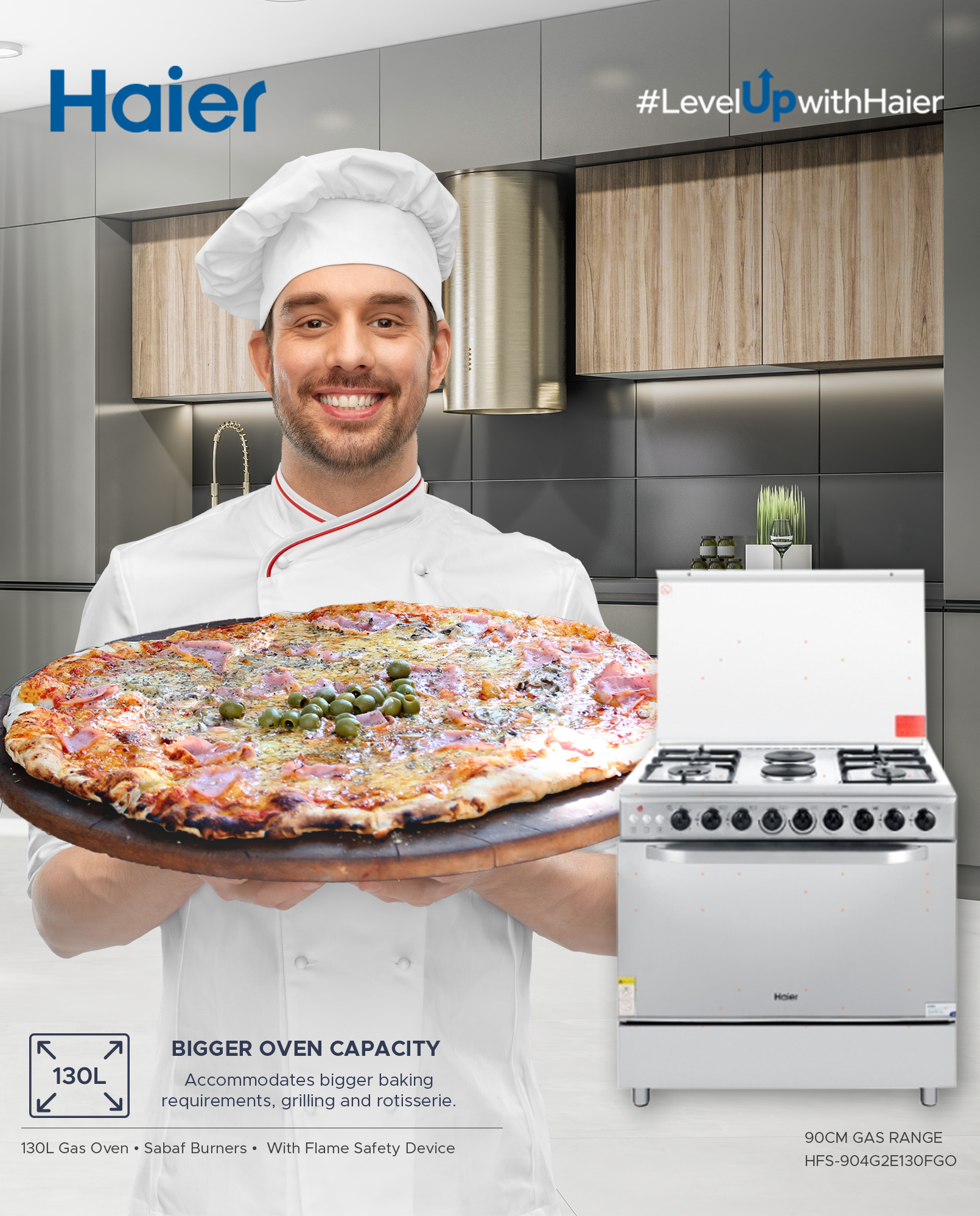 Haier - The Haier 90cm Gas Range is always ready to... | Facebook