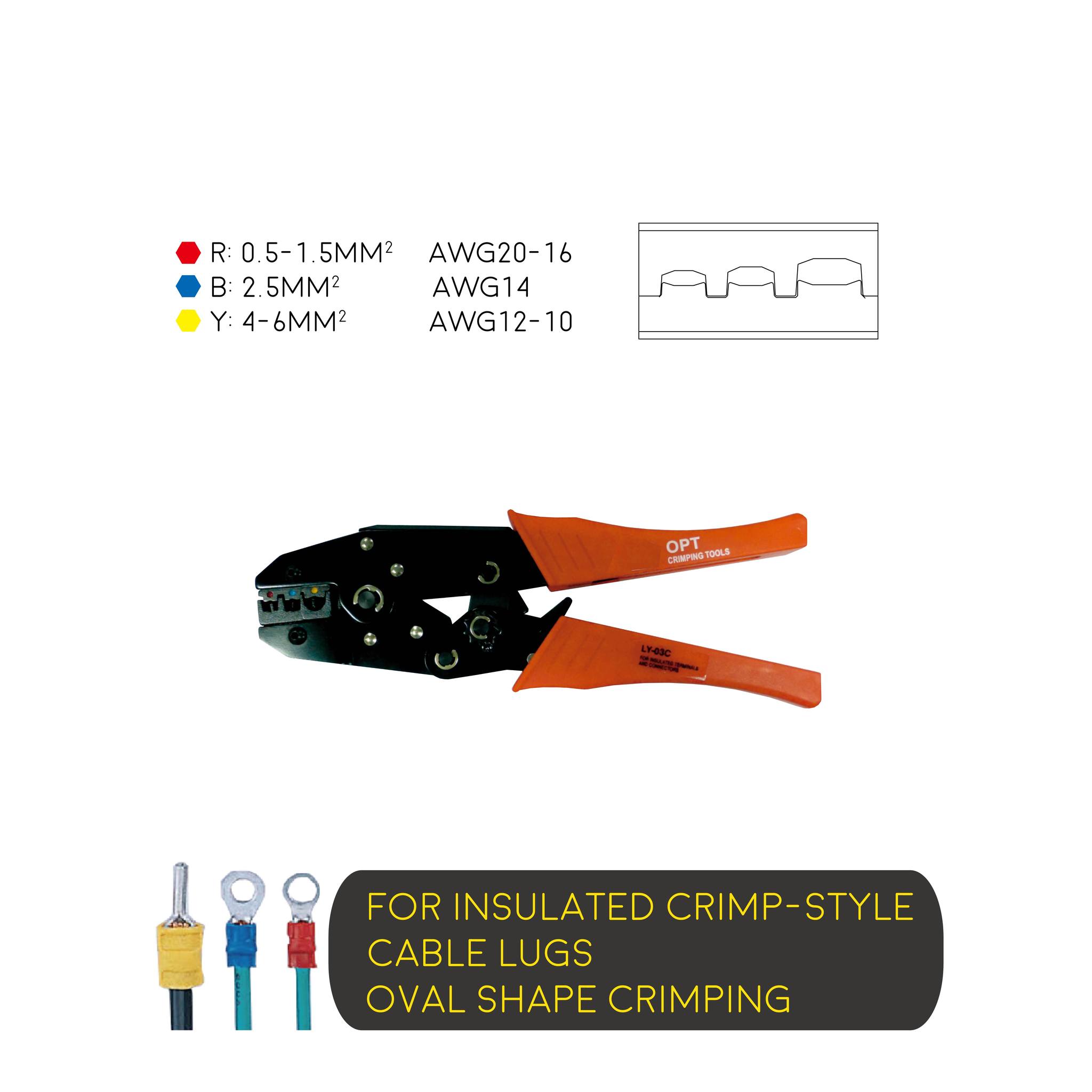 For insulated crimp-style cable... - OPT TOOLS Philippines