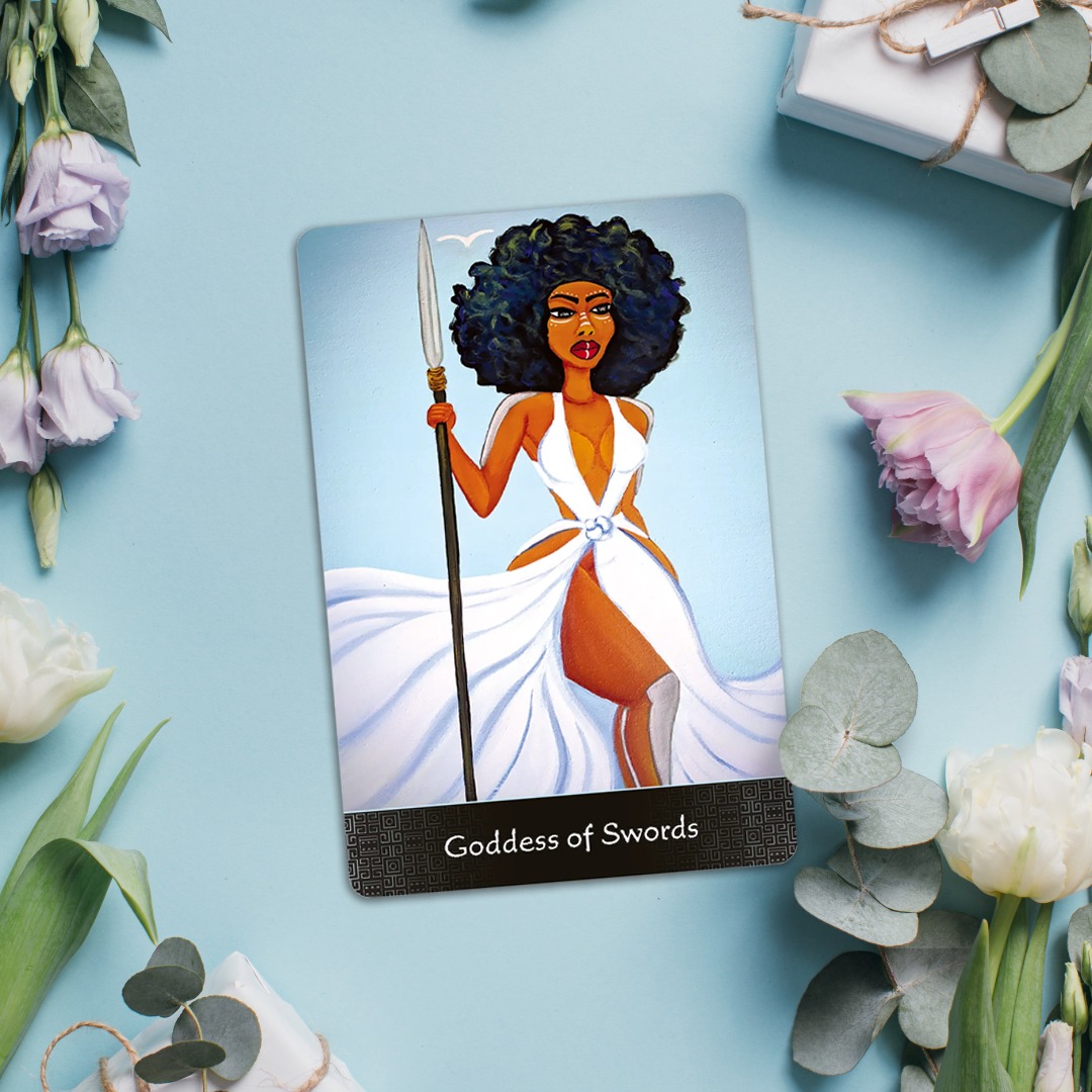 Wild Wisdom: a strong goddess with her blade