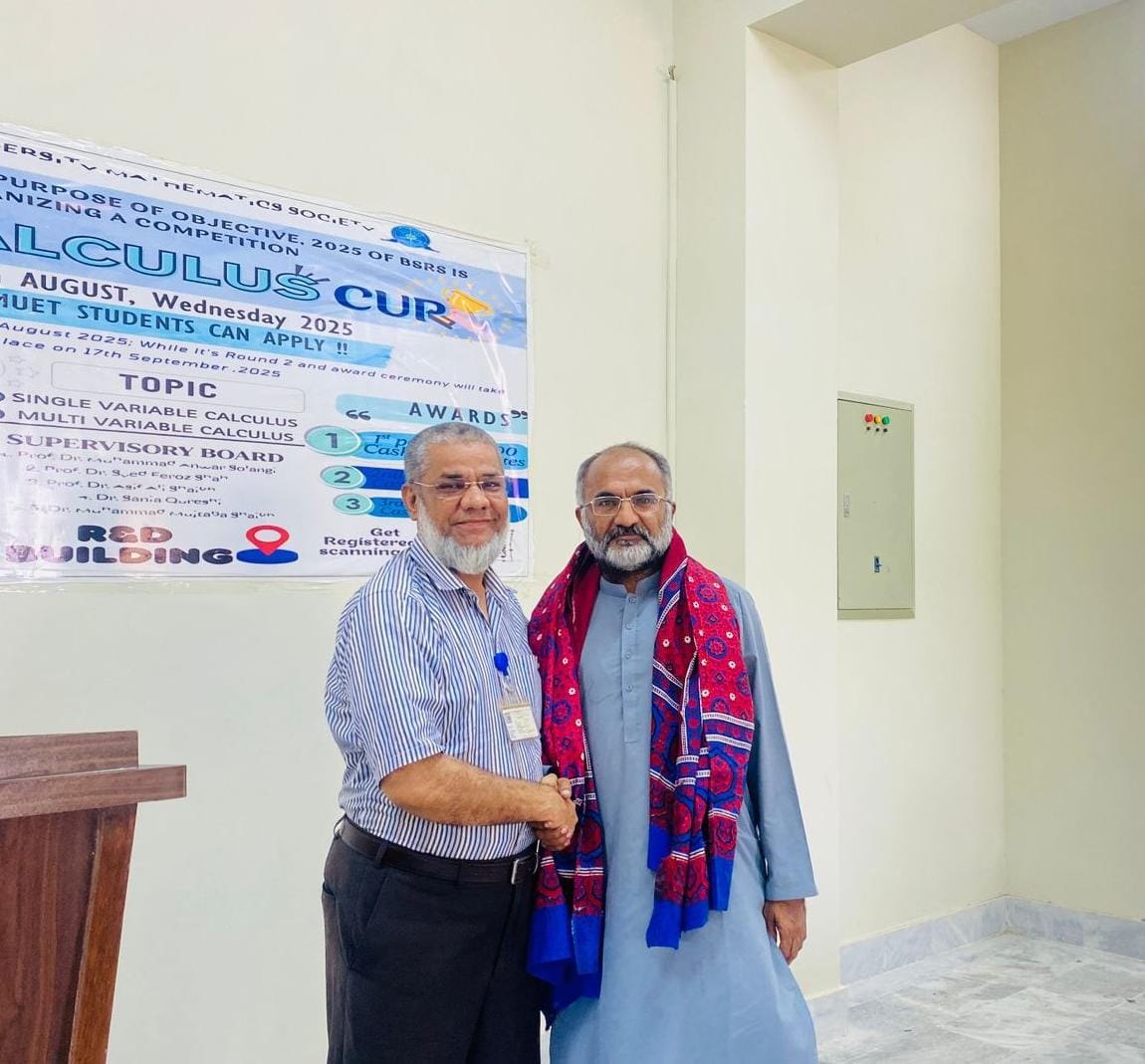 Mehran University Mathematics Society-MUMS | Jam Shoro