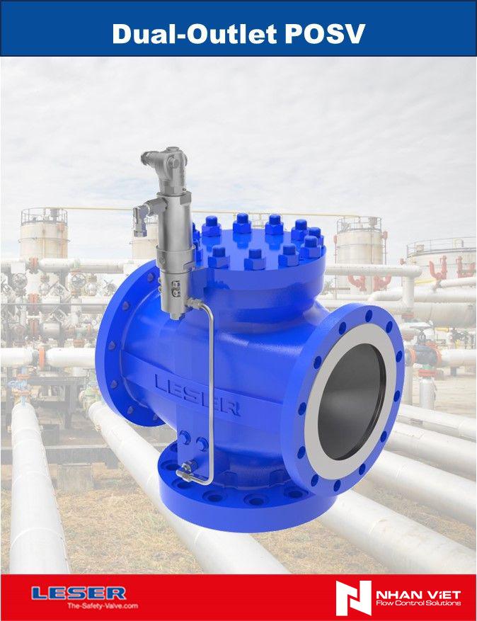 Leser - The Dual Outlet Pilot Operated Safety Valve has two outlets ...