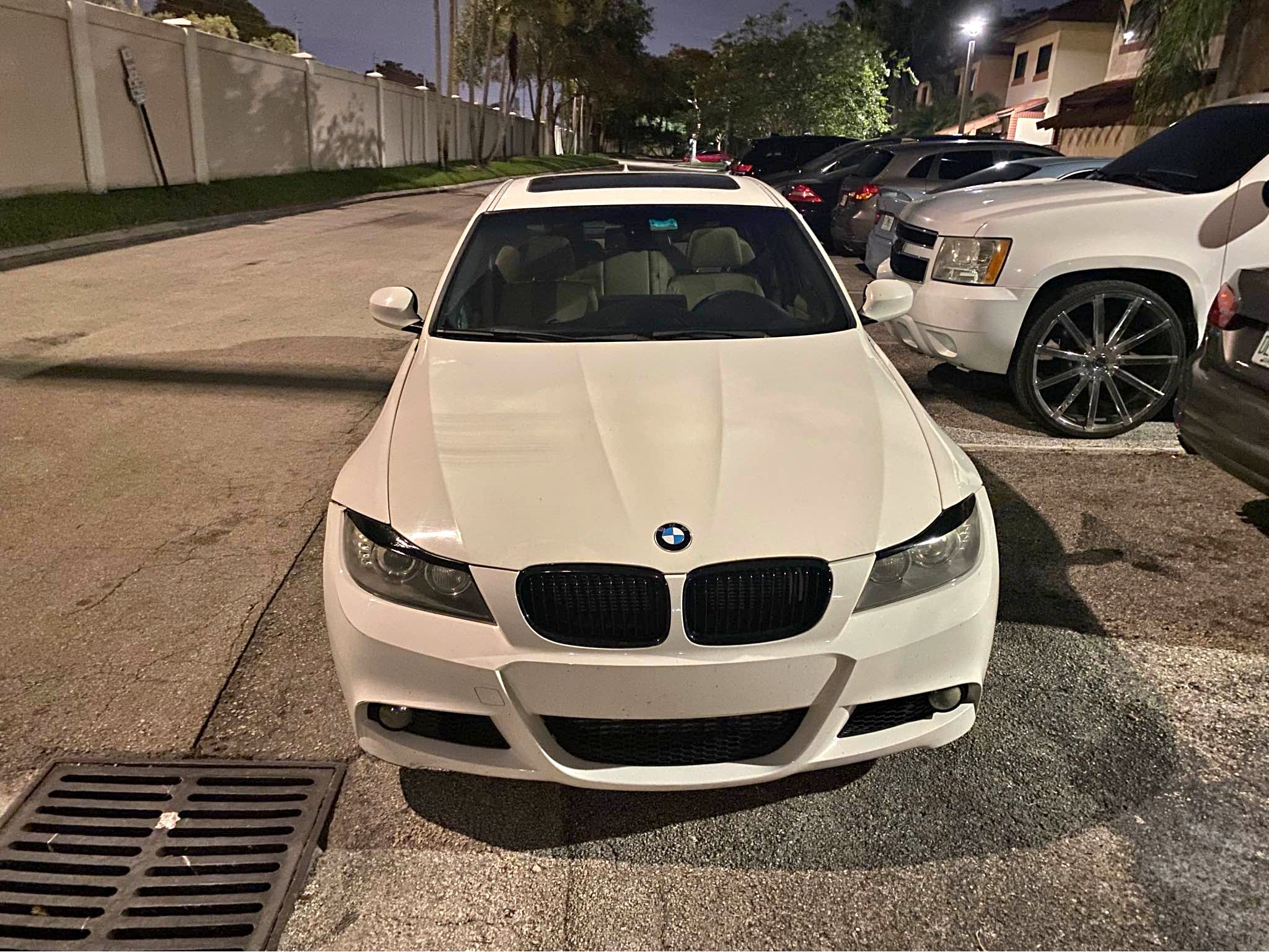 6-Piece Gloss Black Pillar Post Cover Set For BMW 3-Series E90 Sedan (2006-2011) 328i, 335i 6 thumbnail image