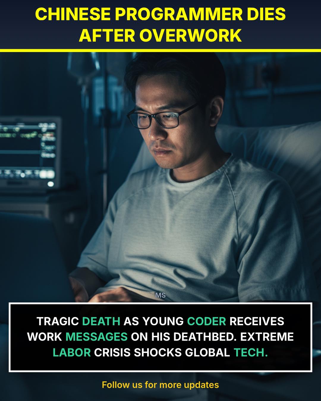 Maragete Souza - 🚨 CHINESE PROGRAMMER DIES AFTER OVERWORK... | Facebook