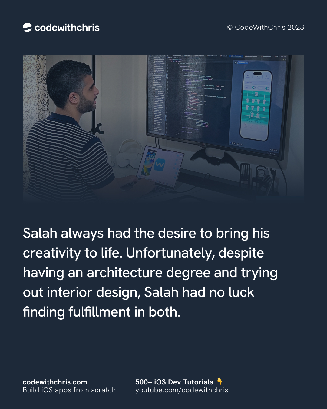 Code With Chris - Here’s a little inspiration before the...