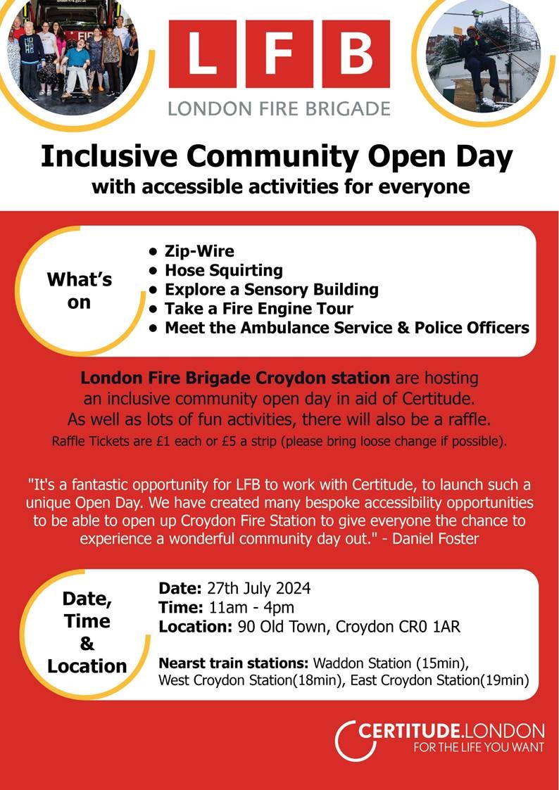 Croydon police - 🚒 Join LFB for the first-ever, Inclusive...