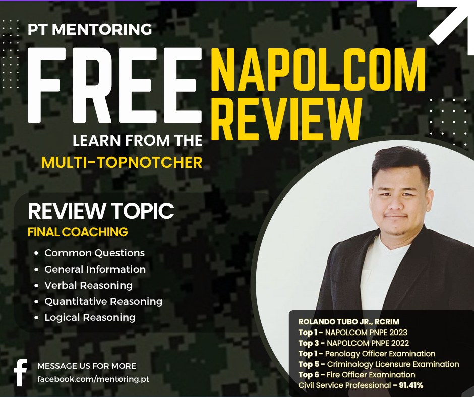 📢 NAPOLCOM FREE FINAL COACHING!... - PT Mentoring and Review | Facebook