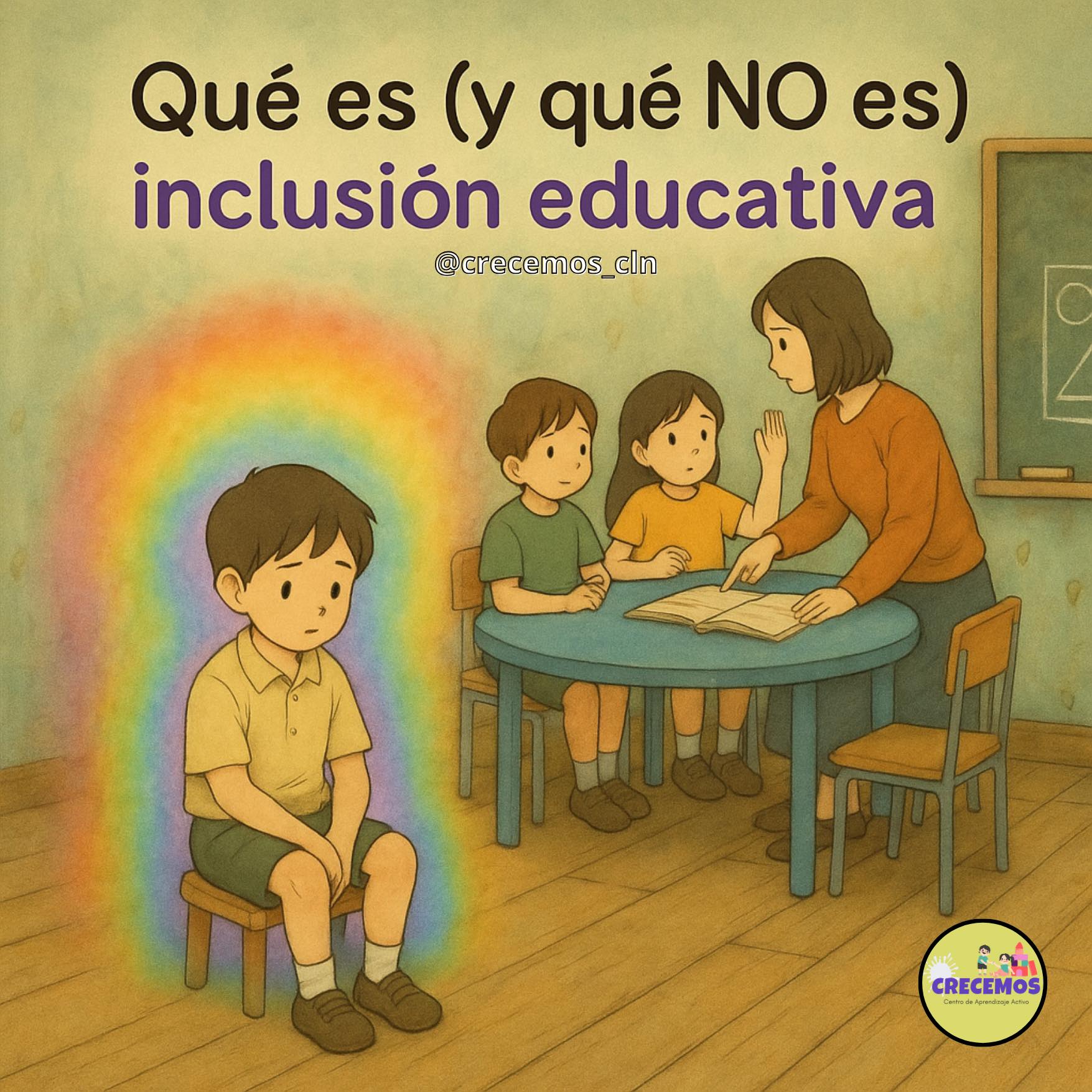 crecemos_cln - 🌈 ¿Qué es (y qué NO es) la inclusión... | Facebook