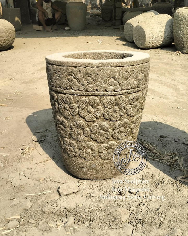 Java Sculpture - The "Planter" embodies the exquisite...
