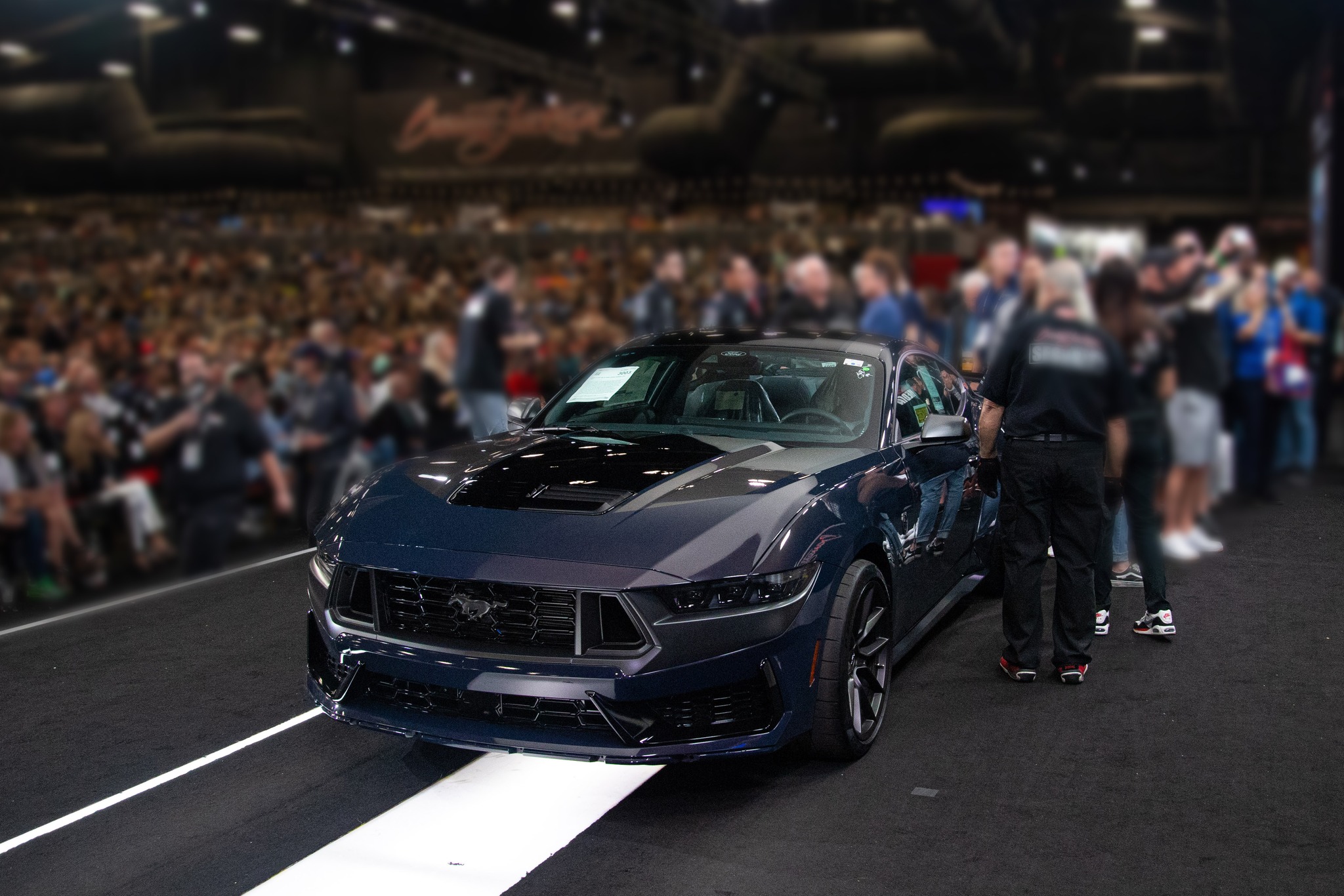 Ford - SOLD! VIN number 001 Ford Mustang Dark Horse was auctioned this ...