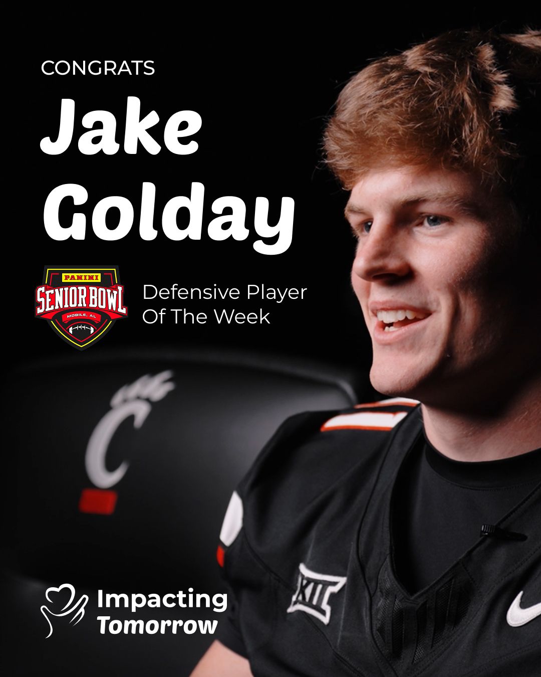 Week after week, Jake Golday... - Impacting Tomorrow | Facebook